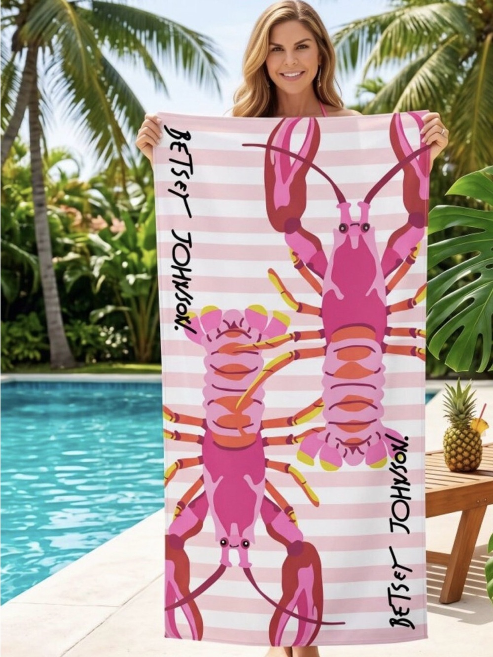 BETSEY JOHNSON Beach Towel